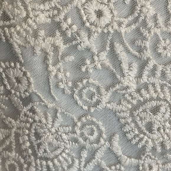 Ralph Lauren Lauren Cream Lace Skirt - Picture 3 of 8